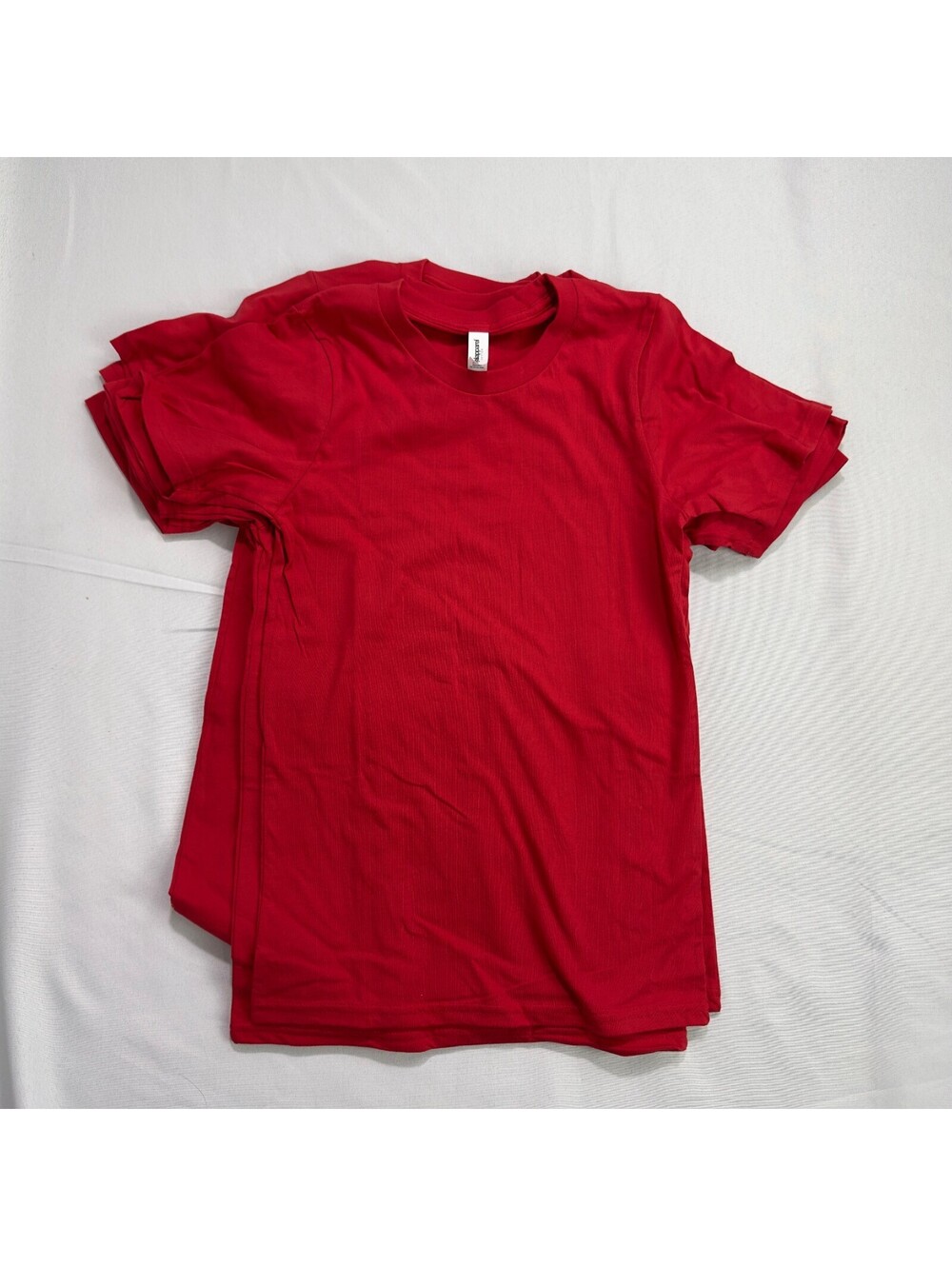 NWT Royal Apparel Mens XS Red Crewneck T-Shirt Lot of 6